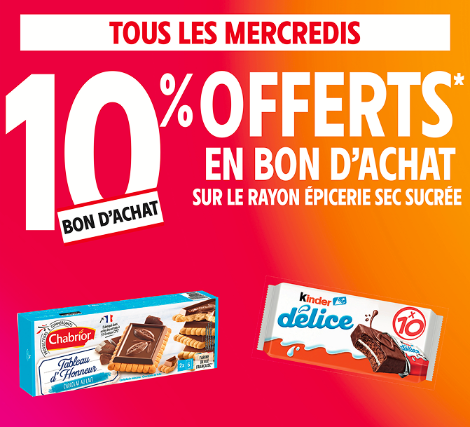 Promo du mercredi