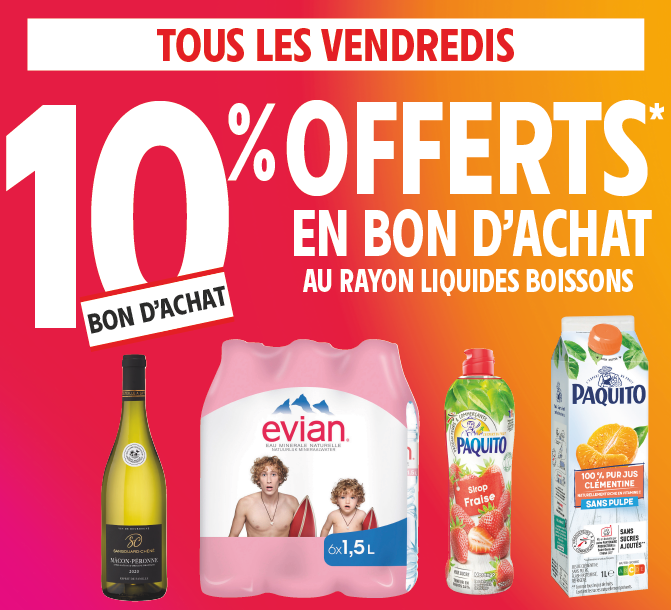 Promo du vendredi
